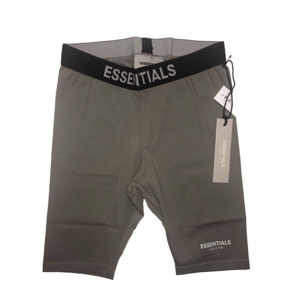 Essentials‎ Fear of God Shorts Women's XS Charcoal Biker NEW